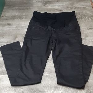 H&M mama size 12 black maternity skinny jeans